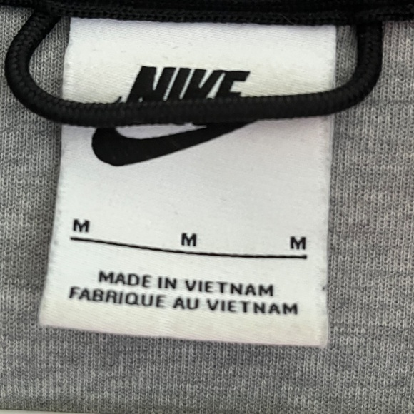Nike Gray Zip-Up Hoodie Size M - Picture 3 of 4